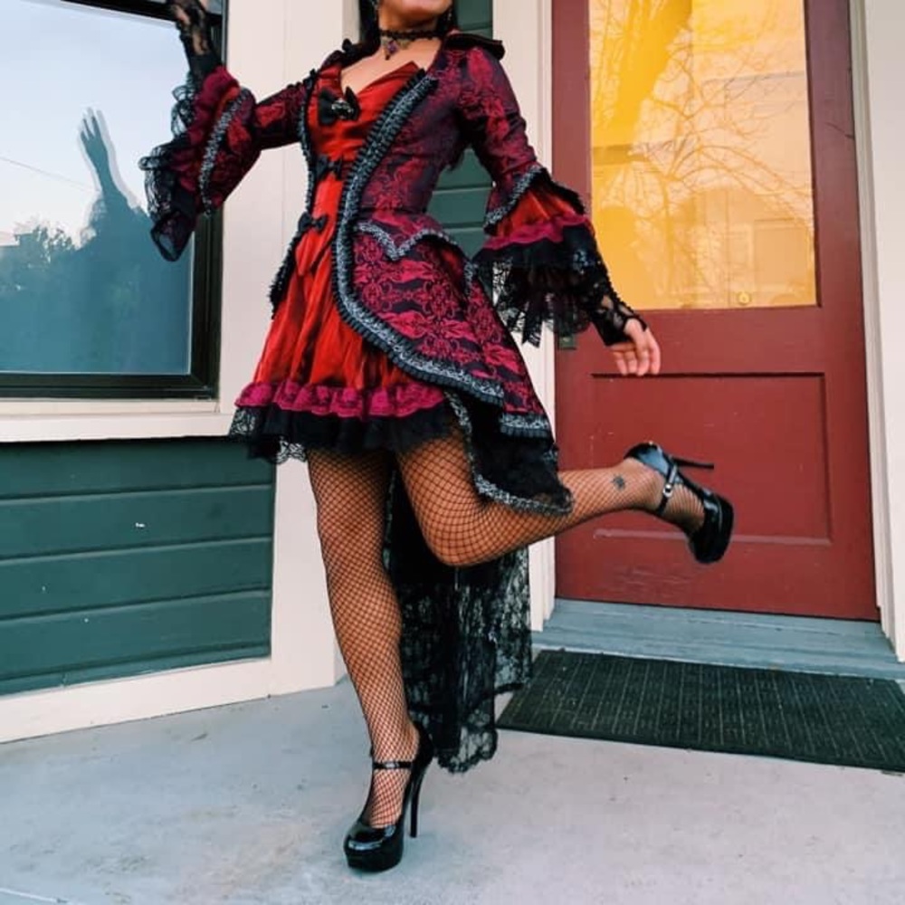 In Character Victorian Vamp Costume